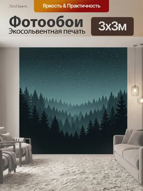 300 × 300 см · Экосольвентная печать