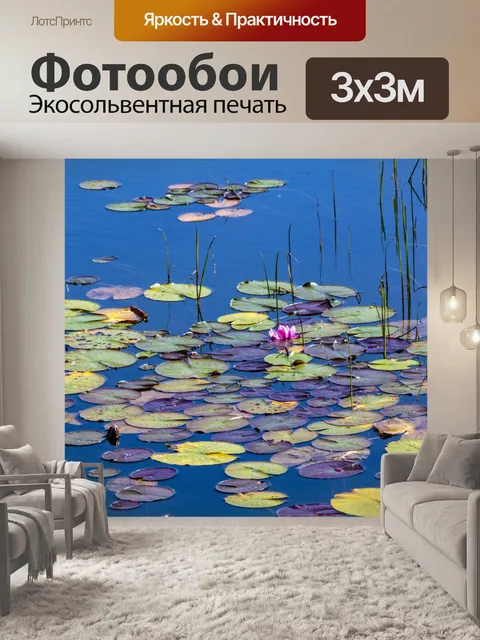 Фотообои Лили пруд