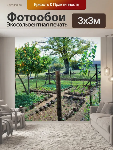Фотообои огород