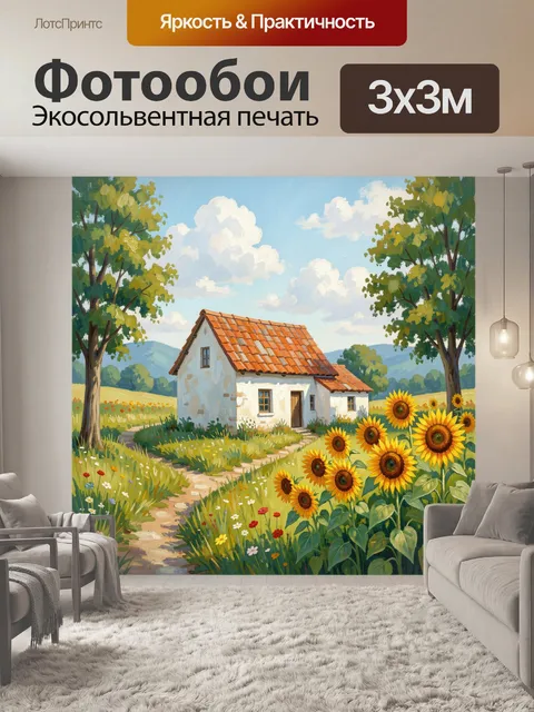 300 × 300 см · Экосольвентная печать