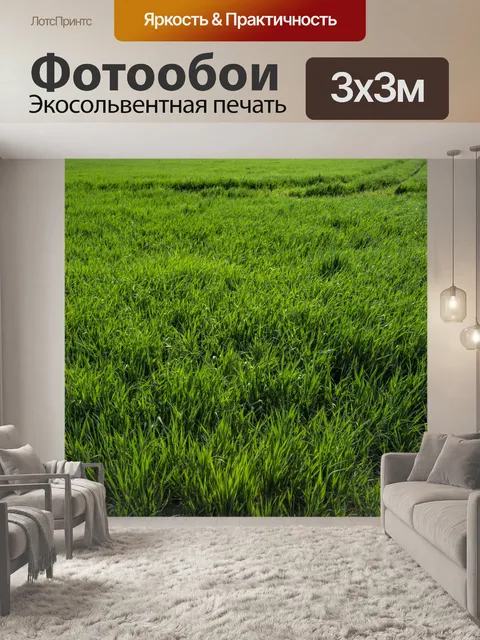 Фотообои Зеленая трава