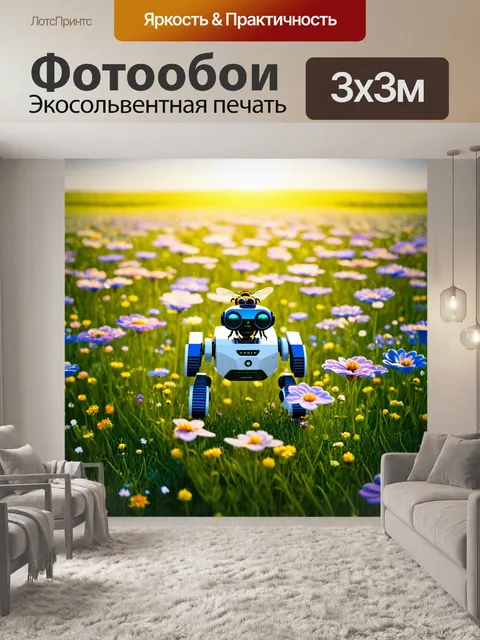 Фотообои природа в стиле футуристический
