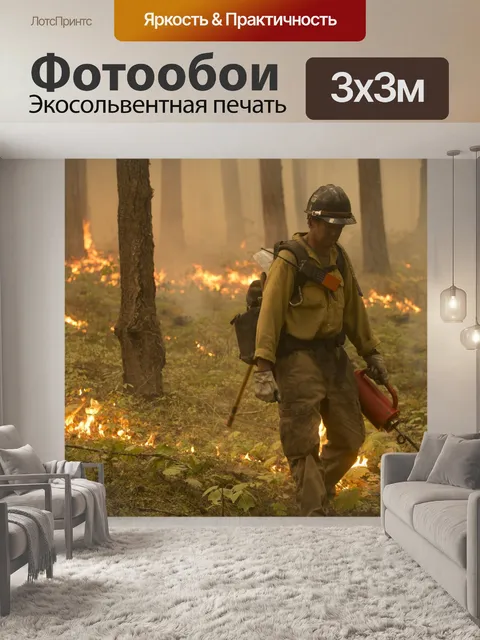 Фотообои Лесной пожар
