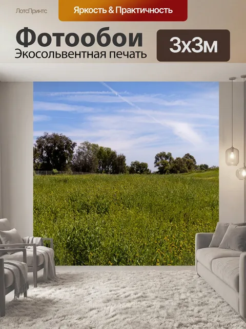 Фотообои Поле Wildflower