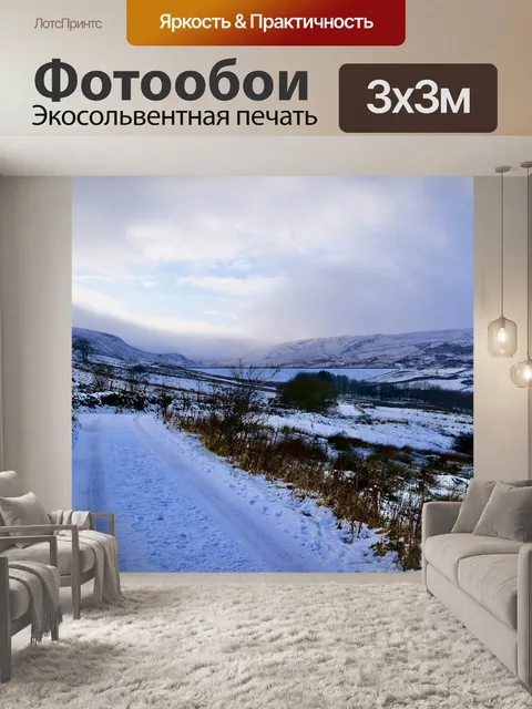 Фотообои Зимняя сцена