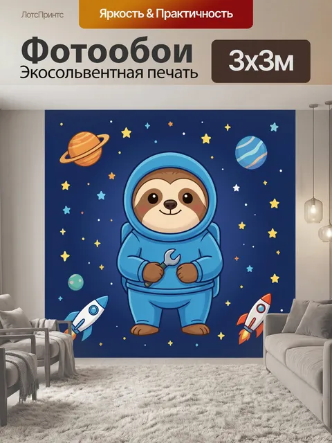 300 × 300 см · Экосольвентная печать