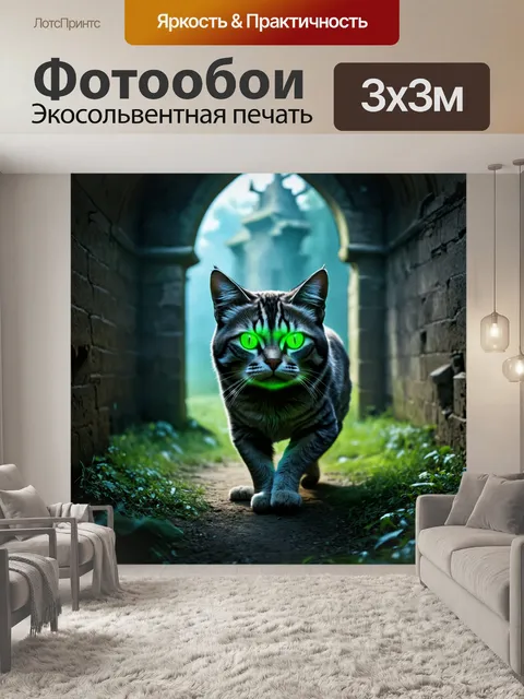 Фотообои животные в стиле тёмное фэнтези