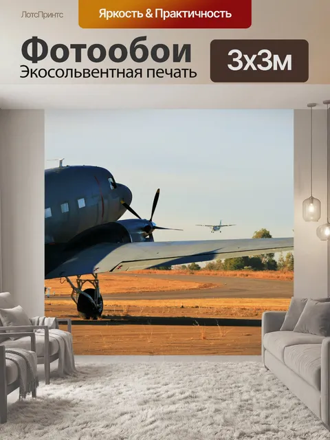 Фотообои Дакота с прибытия воздушные суда