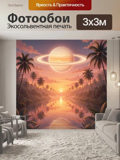 300 × 300 см · Экосольвентная печать