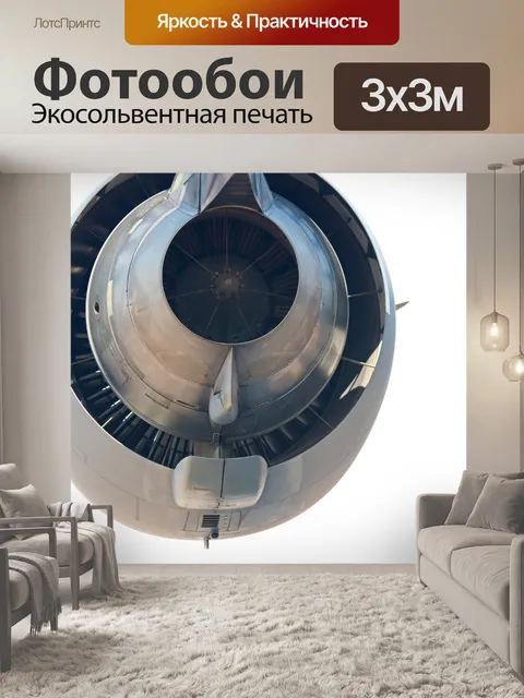 Фотообои вид самолета