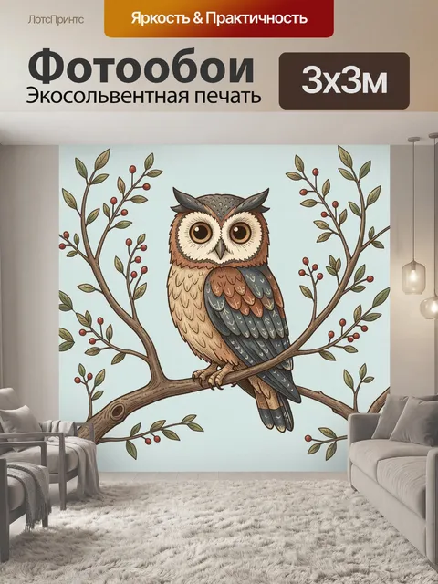 300 × 300 см · Экосольвентная печать