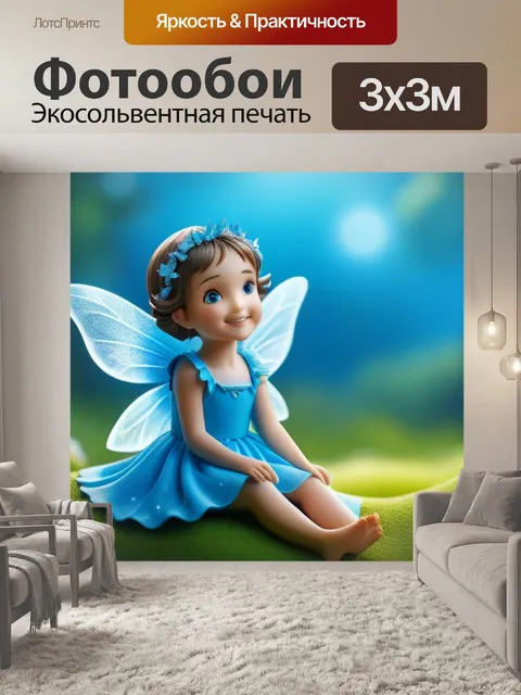 Фотообои стоматологическая фея для детей