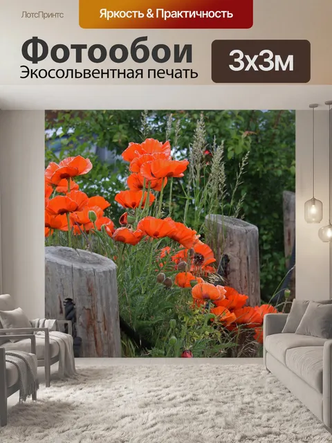 Фотообои Маки