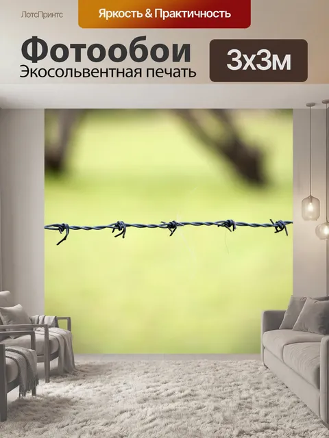 Фотообои Колючая проволока