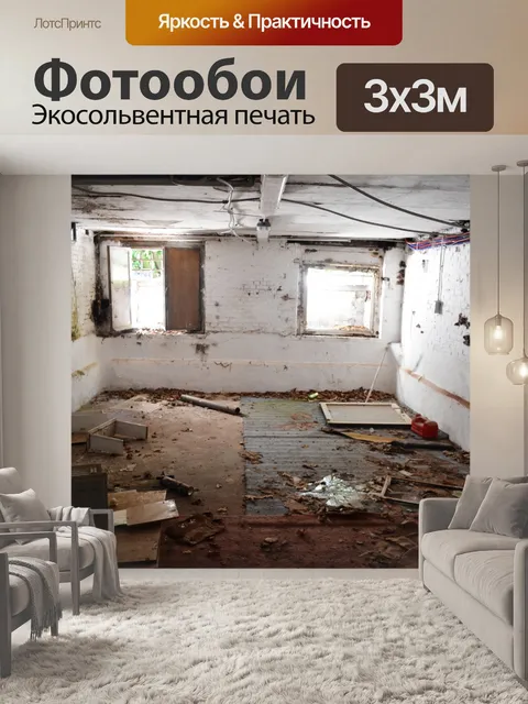 Фотообои Заброшенный особняк погреб