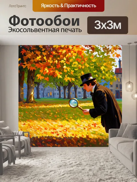 Фотообои сцена в старом городском парке