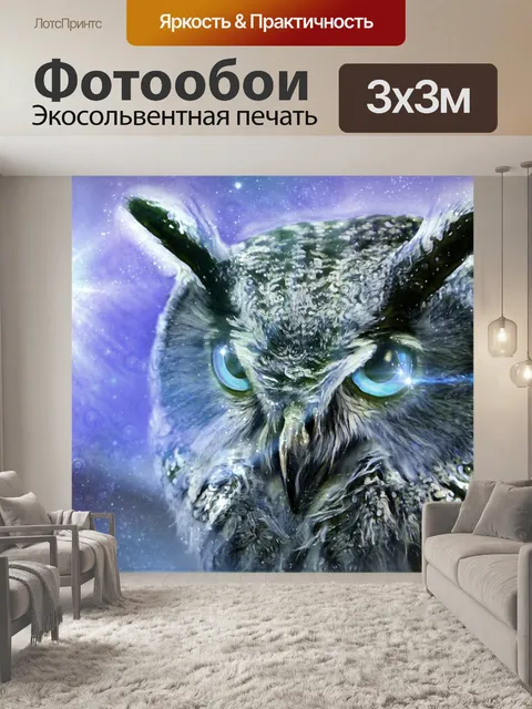 Фотообои Филин Сова Sky Art