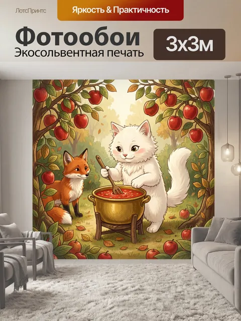 300 × 300 см · Экосольвентная печать