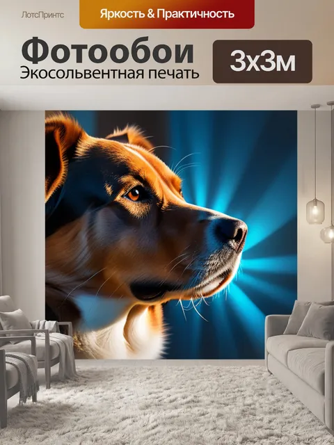 Фотообои с собакой
