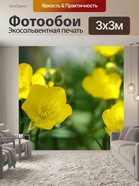 Фотообои Лютик