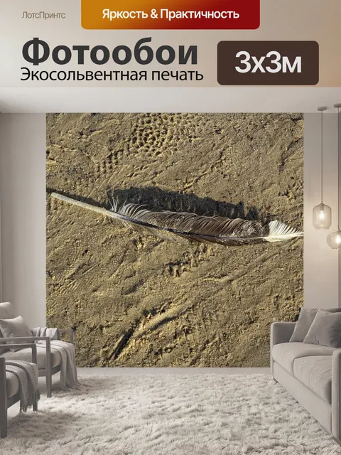 Фотообои Птицы в песке