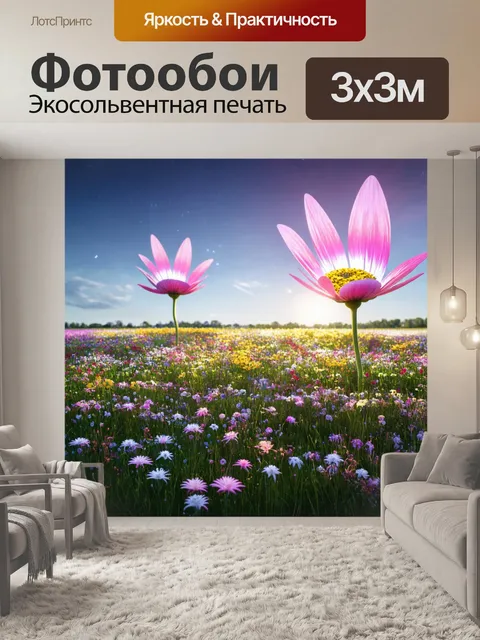 Фотообои природа в стиле футуризм