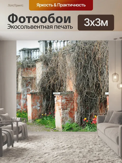 Фотообои ниши укрытия тюльпаны