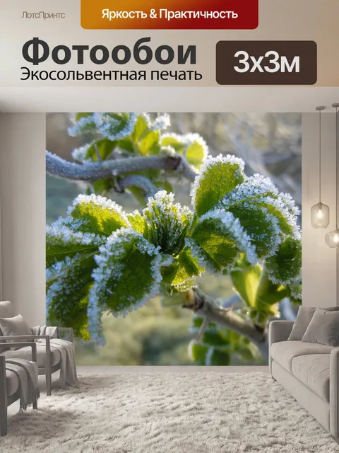 Фотообои Матовые листья