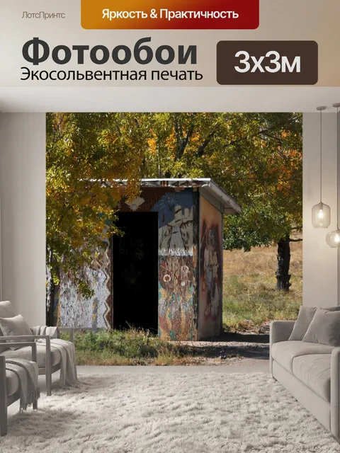 Фотообои Малый Заброшенный Хижина