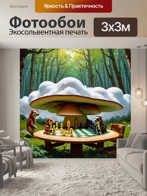 Фотообои лес в стиле сюрреализм