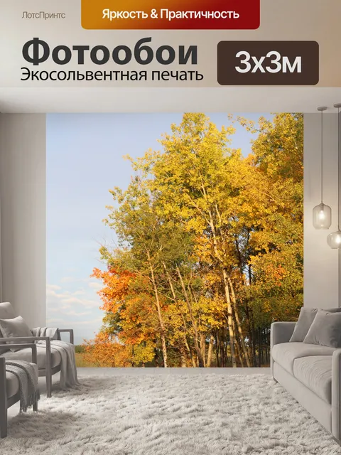 Фотообои Осенние листья