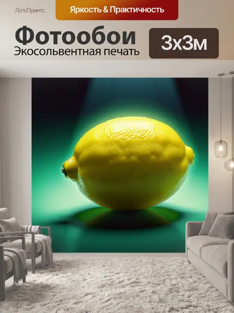Фотообои с лимоном максимал