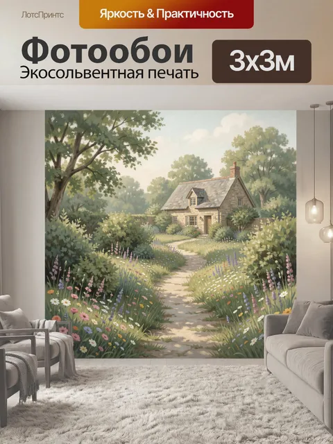 300 × 300 см · Экосольвентная печать