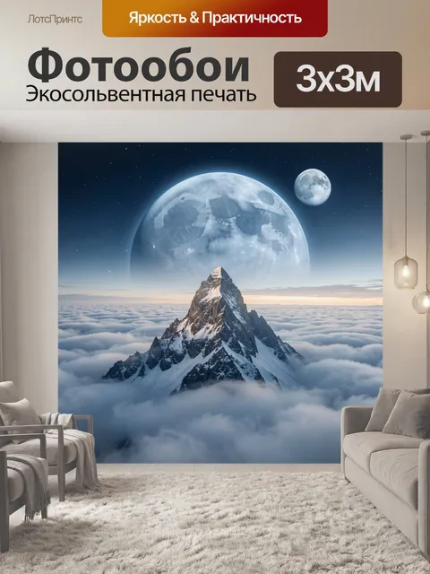 300 × 300 см · Экосольвентная печать
