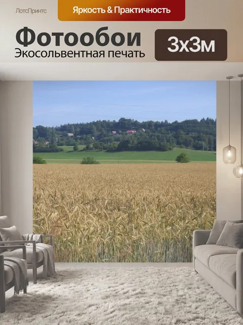 Фотообои Пейзаж с зерном
