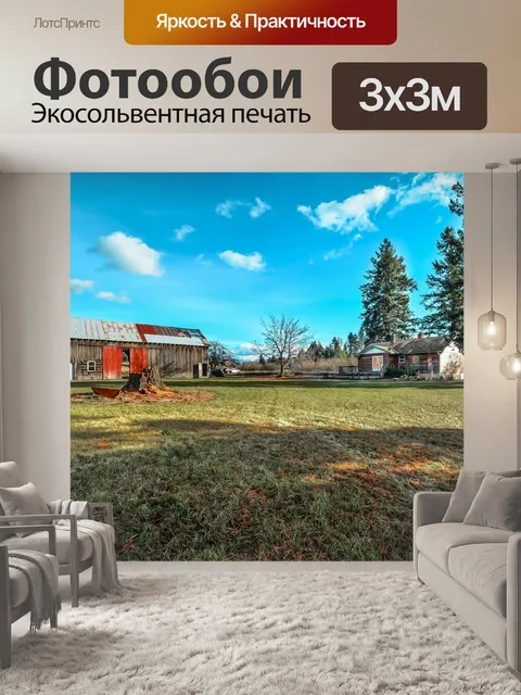 Фотообои Ранчо в стране