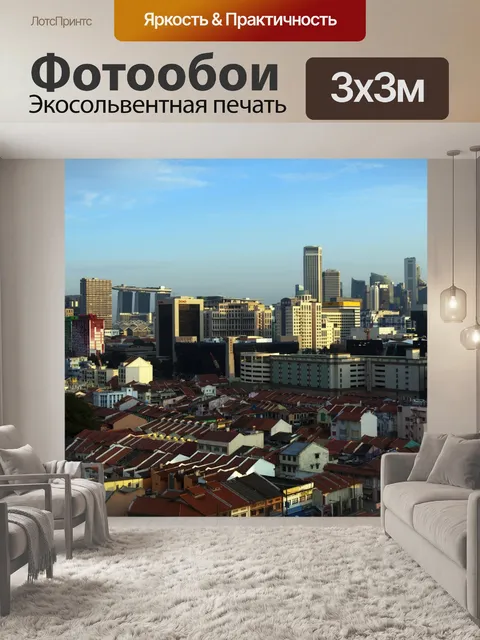 Фотообои Обзор центра города