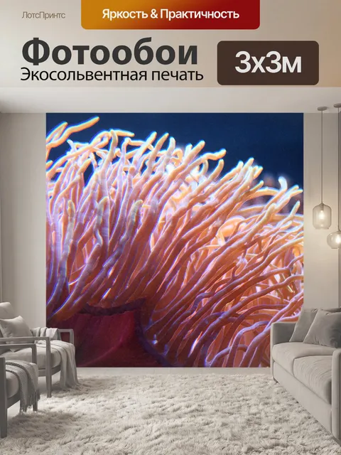 Фотообои розовые кораллы