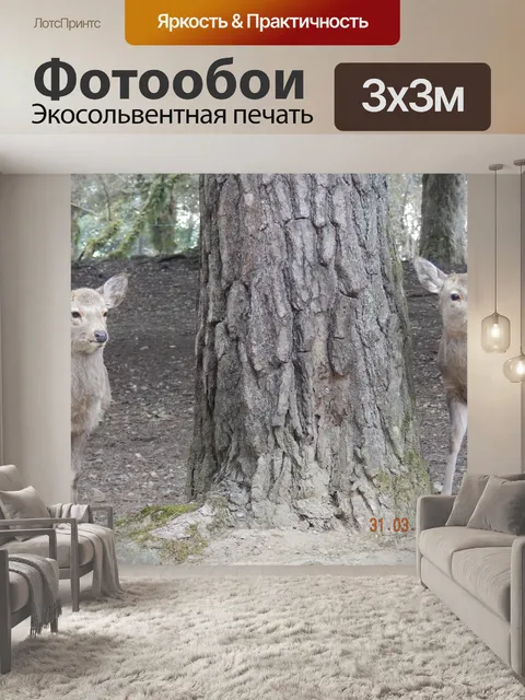 Фотообои два оленя