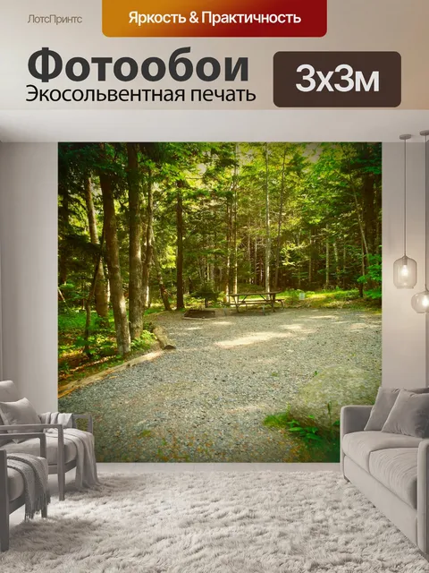 Фотообои лагерь