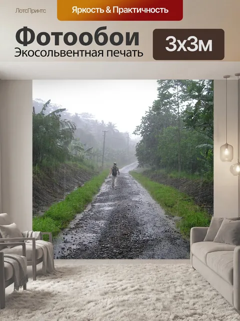 Фотообои Ливень
