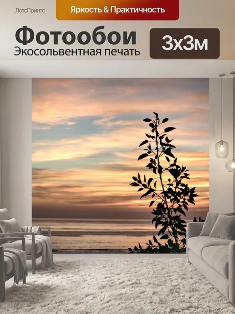 Фотообои Силуэт заката