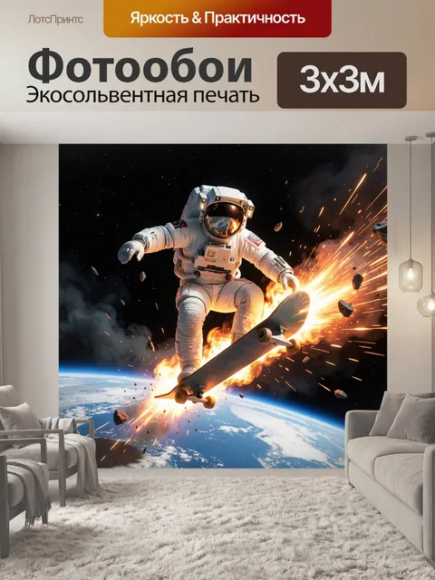 300 × 300 см · Экосольвентная печать