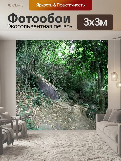 Фотообои Фа Луанг Водопад Лесопарк