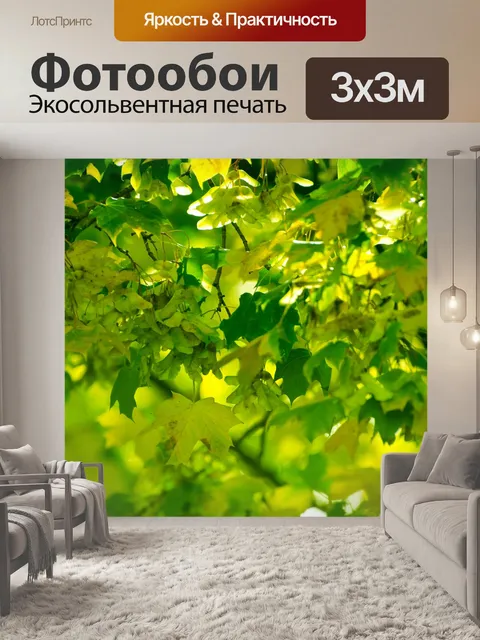 Фотообои Листья