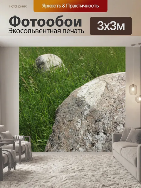 Фотообои Пейзаж поле Декорации Рок