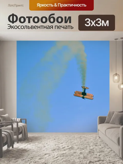 Фотообои Самолет пилотаж