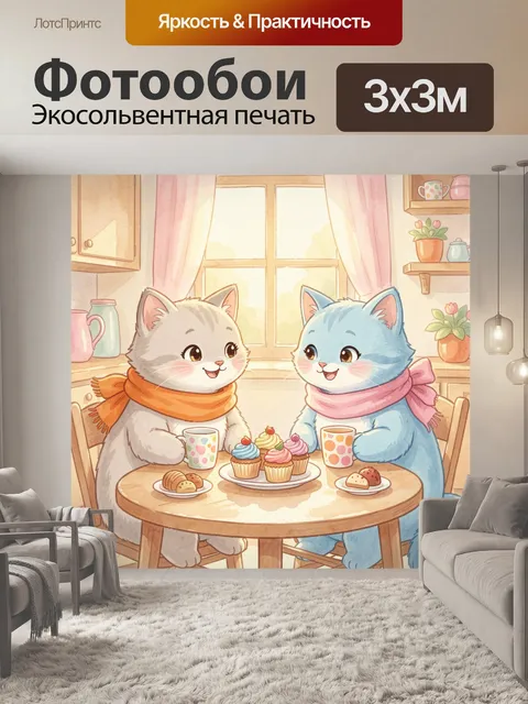 300 × 300 см · Экосольвентная печать