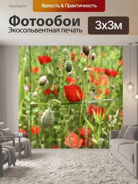Фотообои Маки