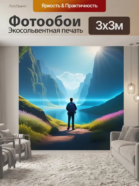 Фотообои пейзаж с стаффажем это